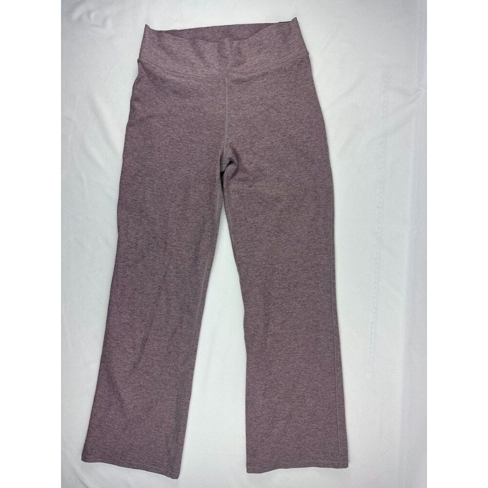 Vuori Heather Hazel Mid Rise Elevation Slim Bootcut Cropped Leggings Small VW487